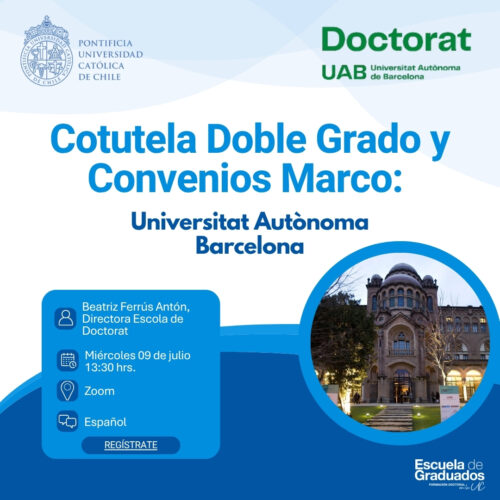 Cotutela Doble Grado y Convenios Marco: Universitat Autònoma Barcelona