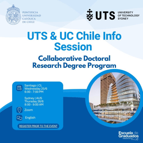 UTS & UC Chile Info Session: Collaborative Doctoral Research Degree Program